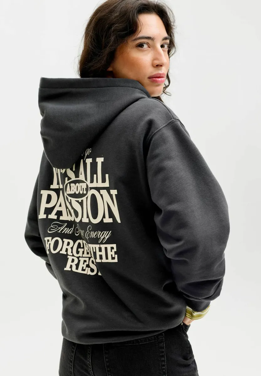 PULLOVER JXBRENDA - Kapuzenpullover - phantom