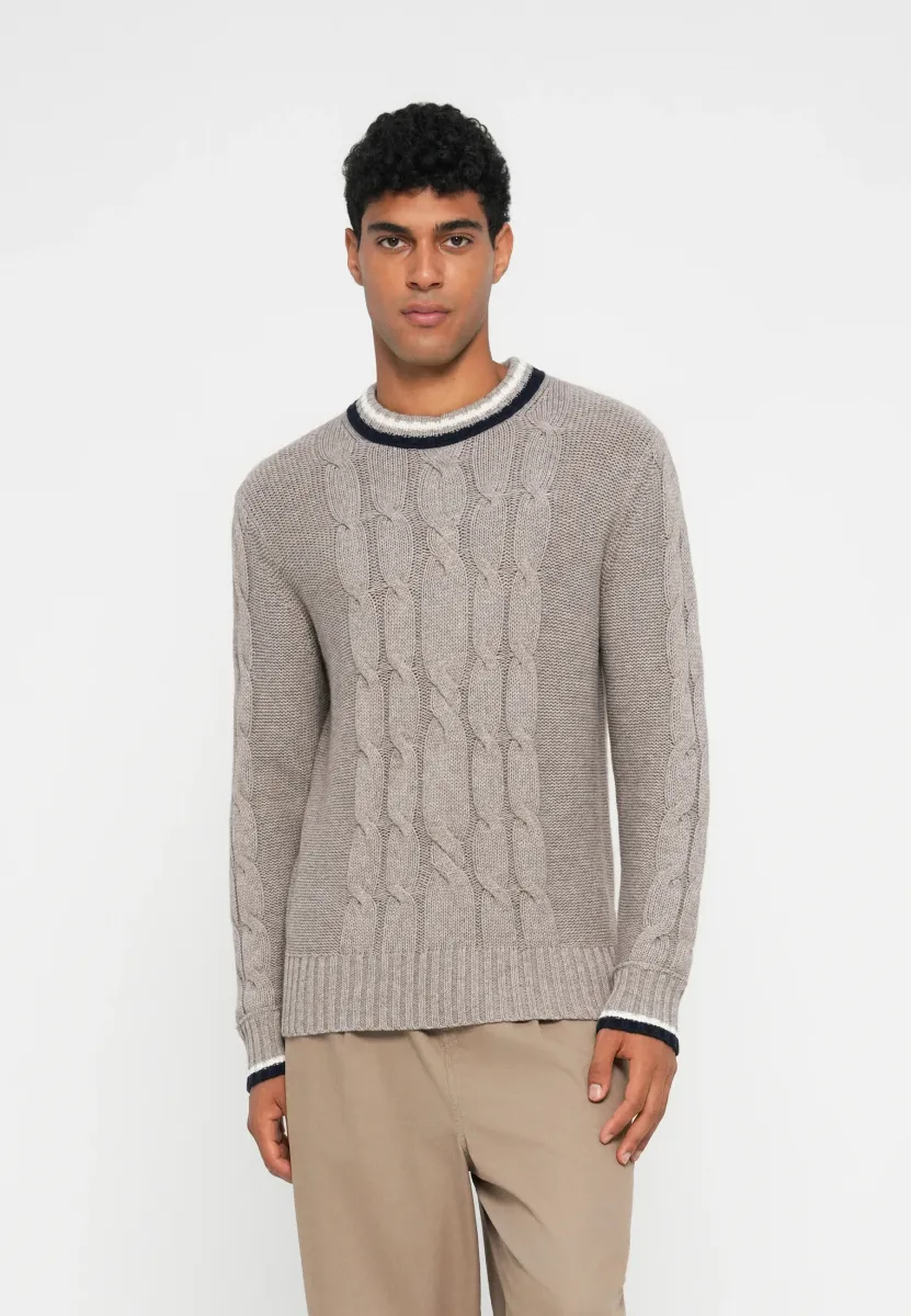 PULLOVER MOCK NECK - Strickpullover - hazelwood