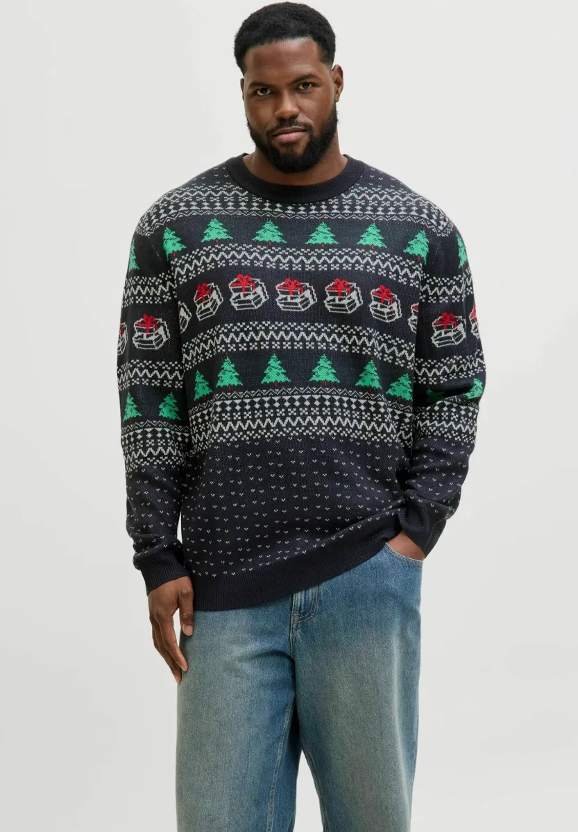 PULLOVER PLUS SIZE - Strickpullover - sky captain