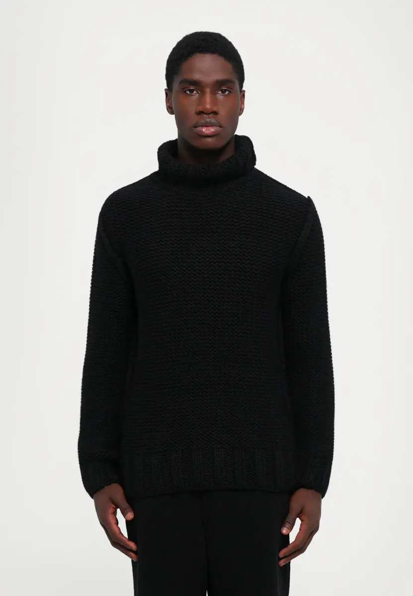 PULLOVER - Strickpullover - black