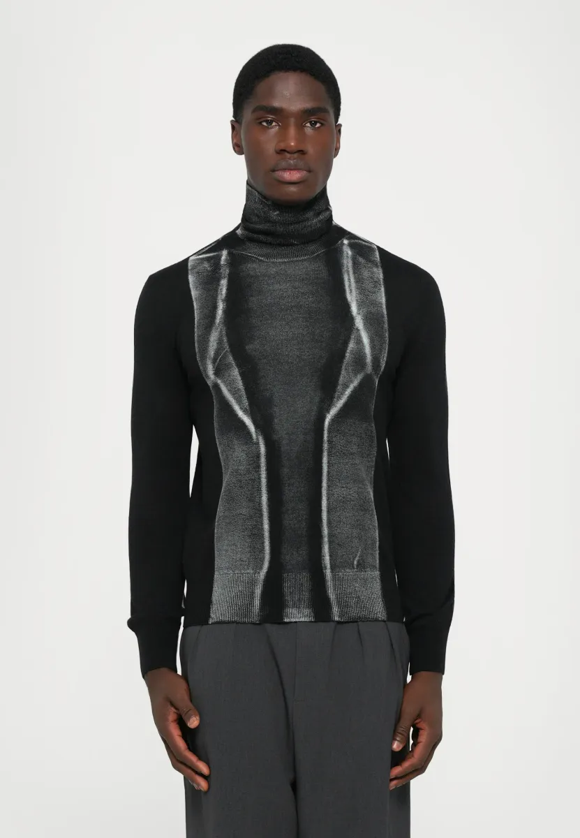 PULLOVER - Strickpullover - black
