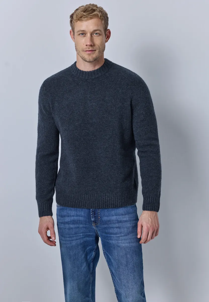 PULLOVER - Strickpullover - blau