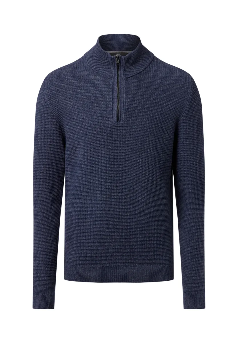 PULLOVER - Strickpullover - blau