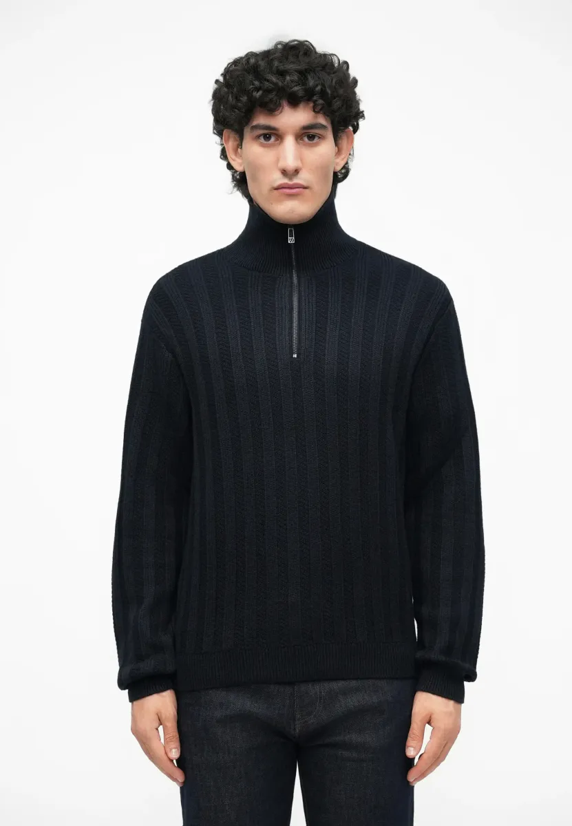 PULLOVER - Strickpullover - deep navy