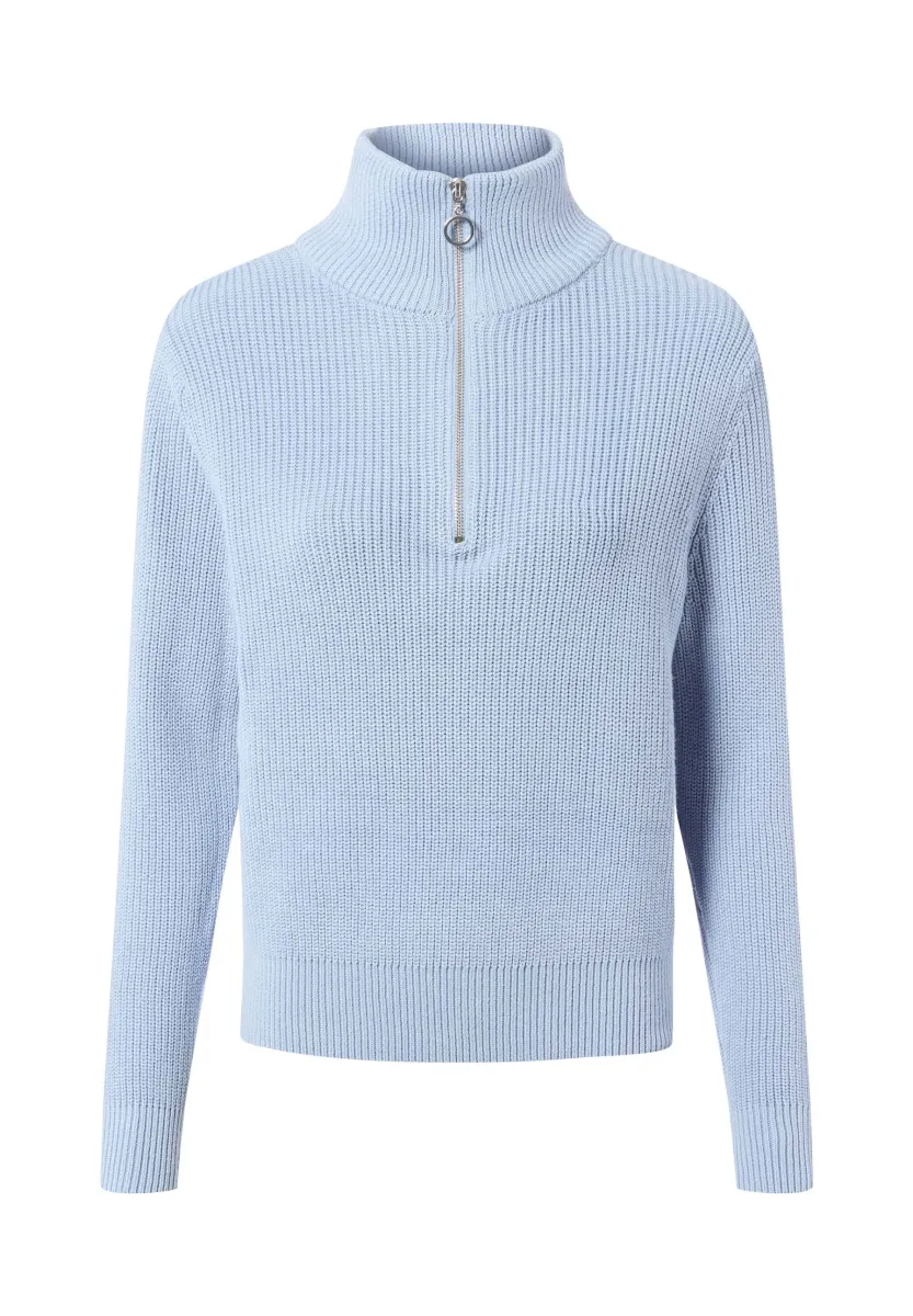 PULLOVER - Strickpullover - hellblau