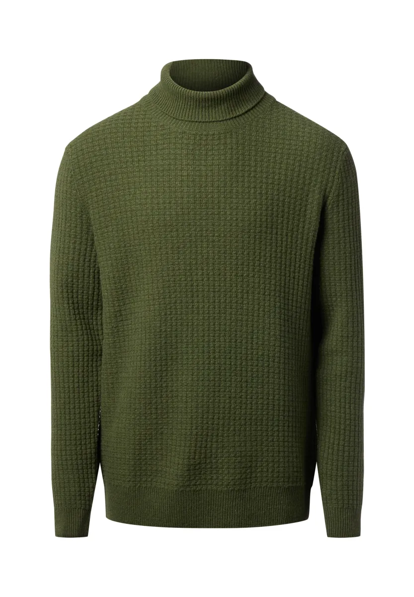 PULLOVER - Strickpullover - oliv