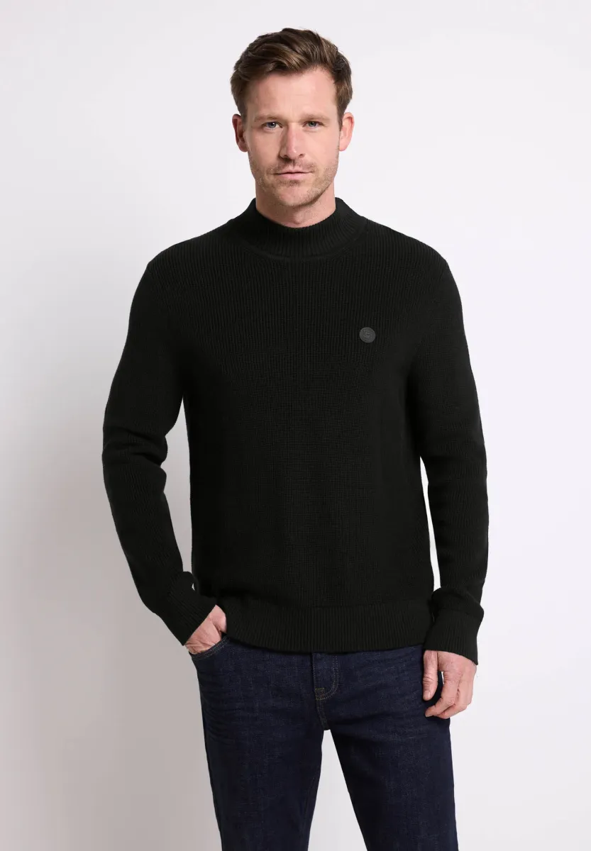 PULLOVER   - Strickpullover - schwarz