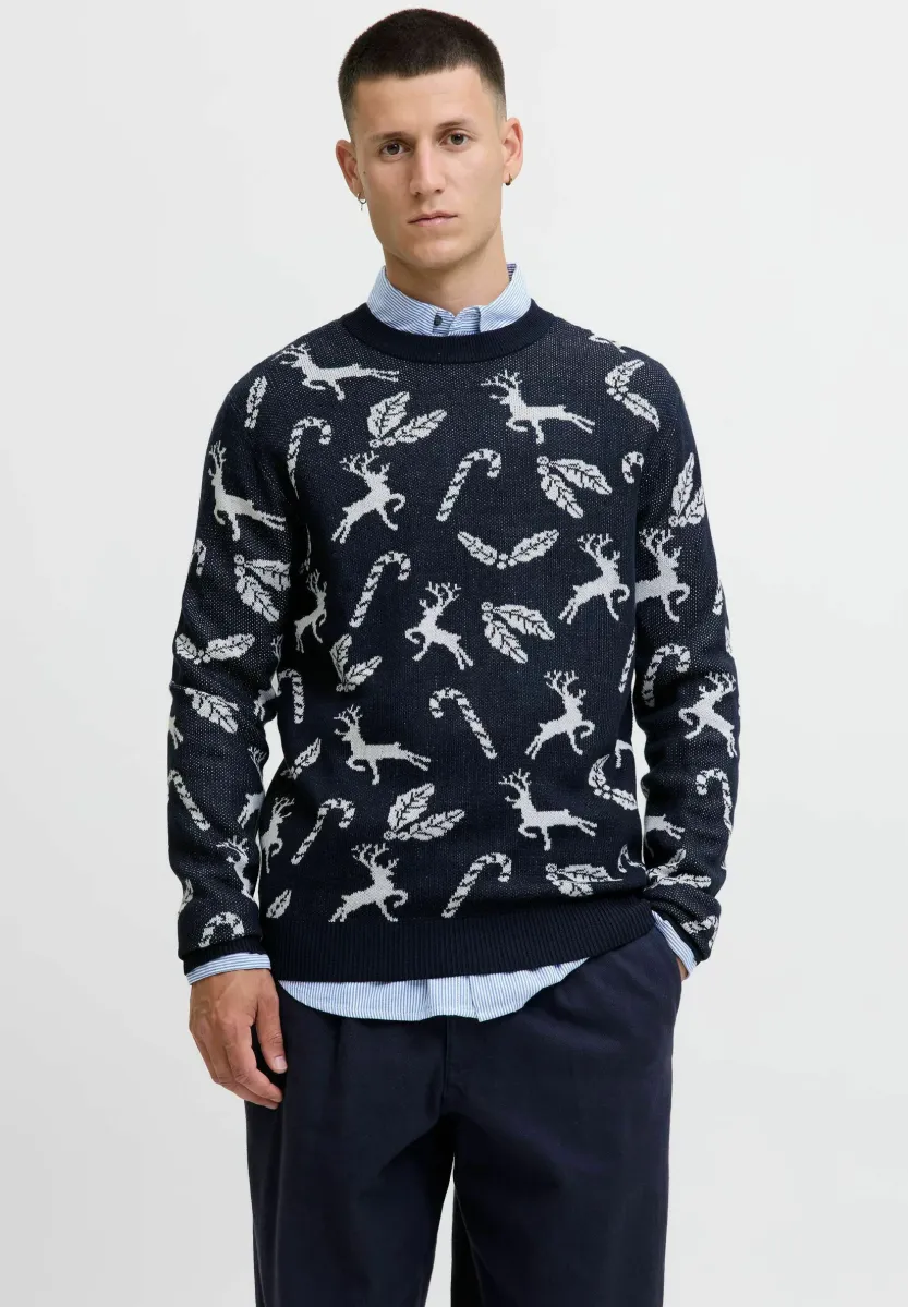 PULLOVER X-MAS - Strickpullover - sky captain