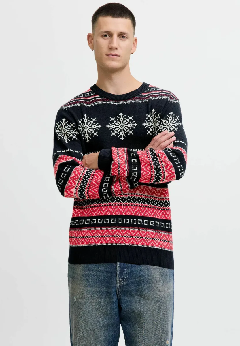 PULLOVER X-MAS - Strickpullover - sky captain