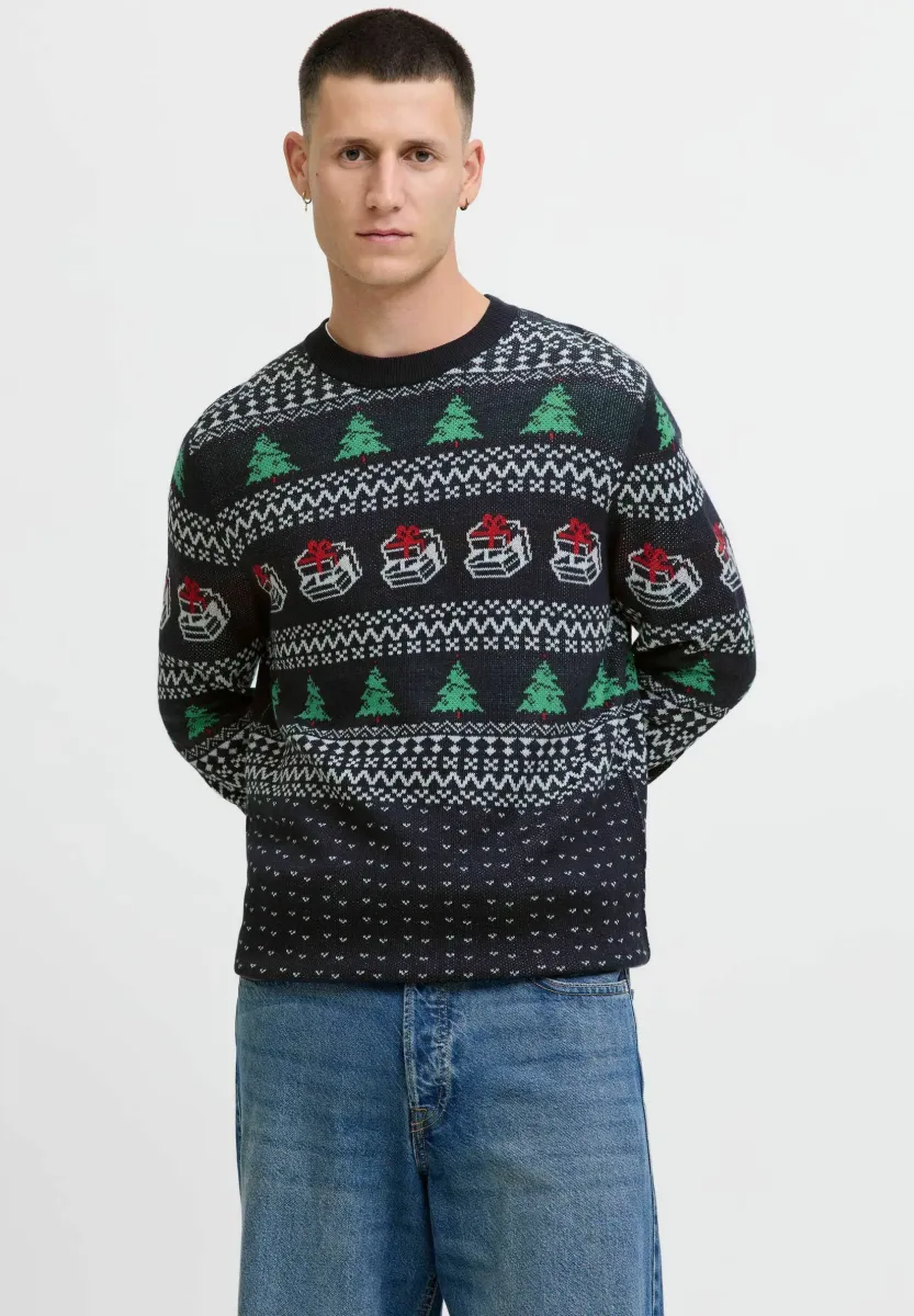 PULLOVER X-MAS - Strickpullover - sky captain