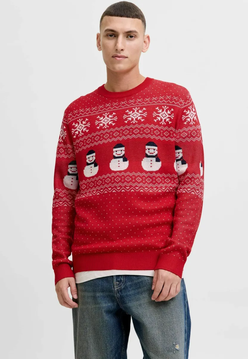 PULLOVER X-MAS - Strickpullover - true red