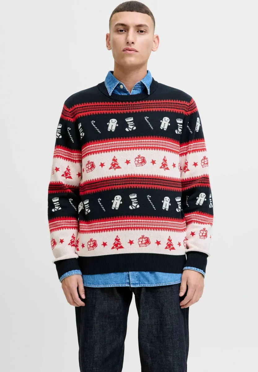 PULLOVER X-MAS - Strickpullover - true red