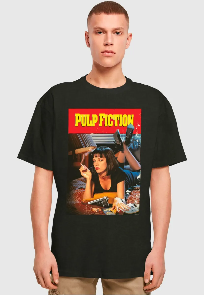 PULP FICTION POSTER OVERSIZE TEE - T-Shirt print - black