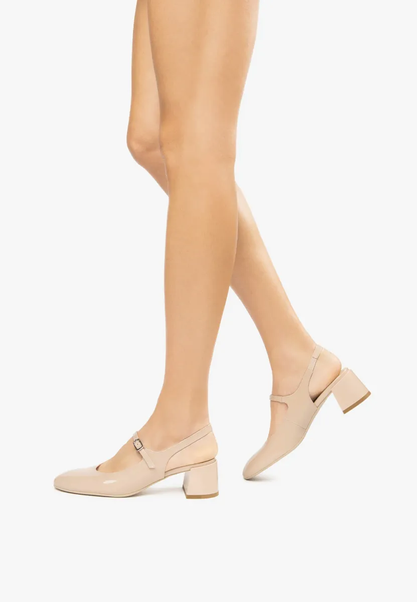 Pumps - cipria