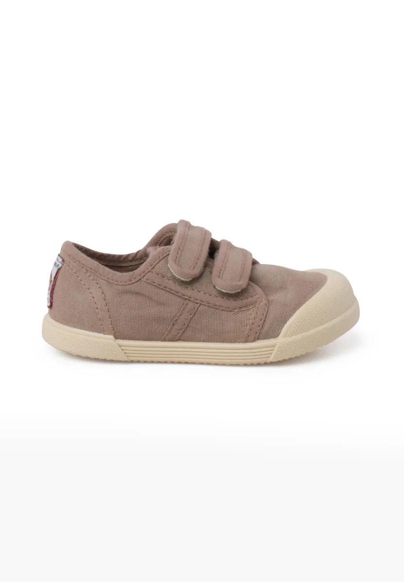 PUNTERA BAREFOOT CIERRE ADHERENTE - Lauflernschuh - cacao