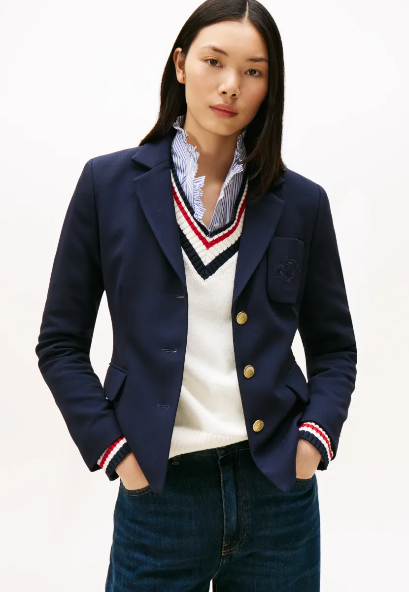 PUNTO TONAL CREST SLIM  - Blazer - dark night navy