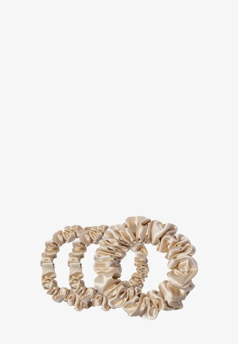 PURE SILK BACK TO BASICS ASSORTED SCRUNCHIES - Gesichtspflege Zubehör - blonde
