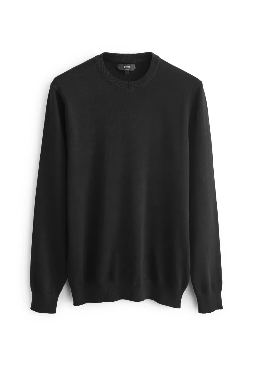 PURE - Strickpullover - black