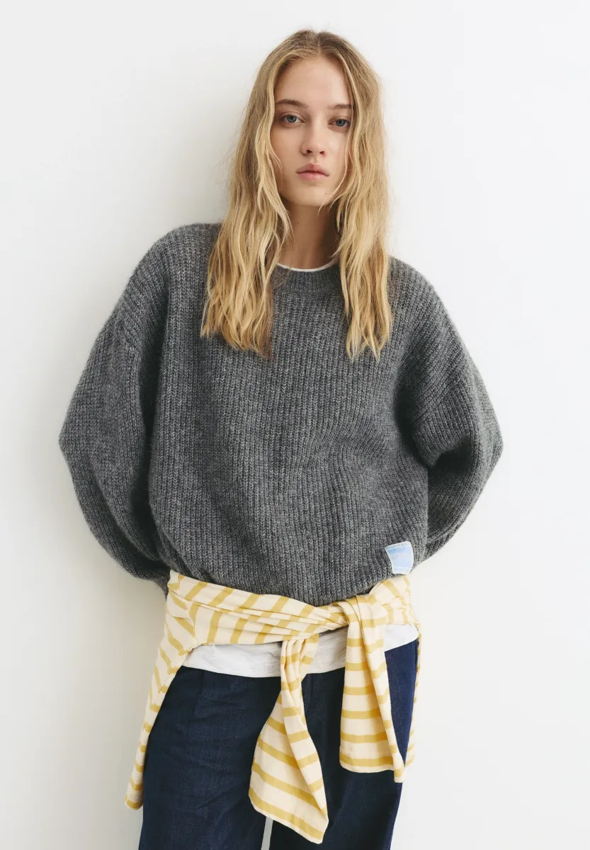 PURL - Strickpullover - dark grey