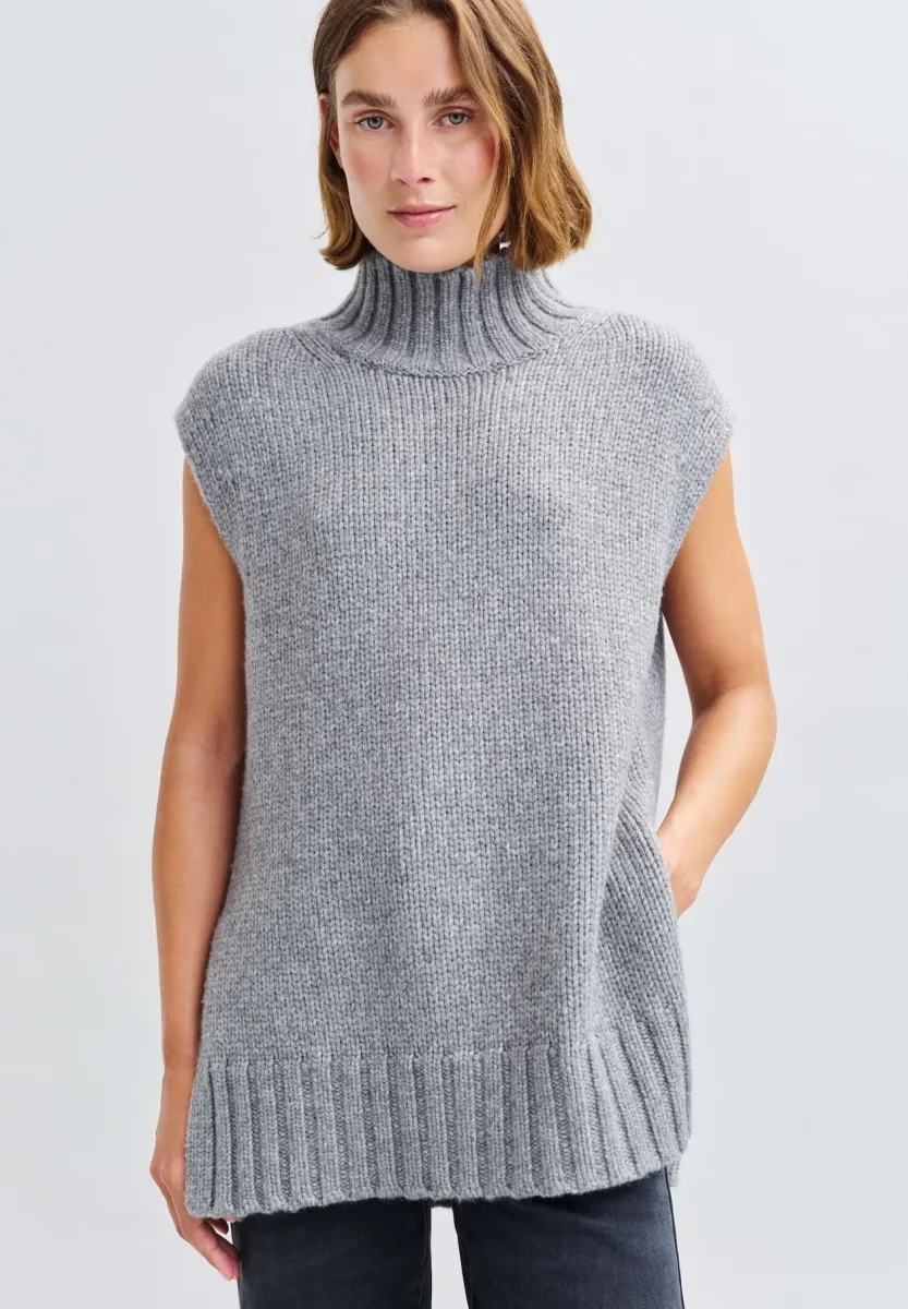 PUSEFA - Strickpullover - easy grey