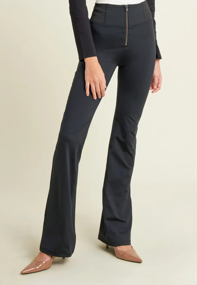 PUSH-UP  BREATHABLE  - Stoffhose - black