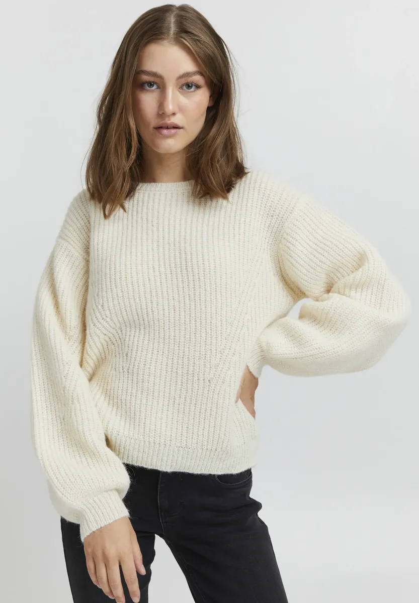 PZIRIS BOATNECK PULLOVER - Strickpullover - turtledove