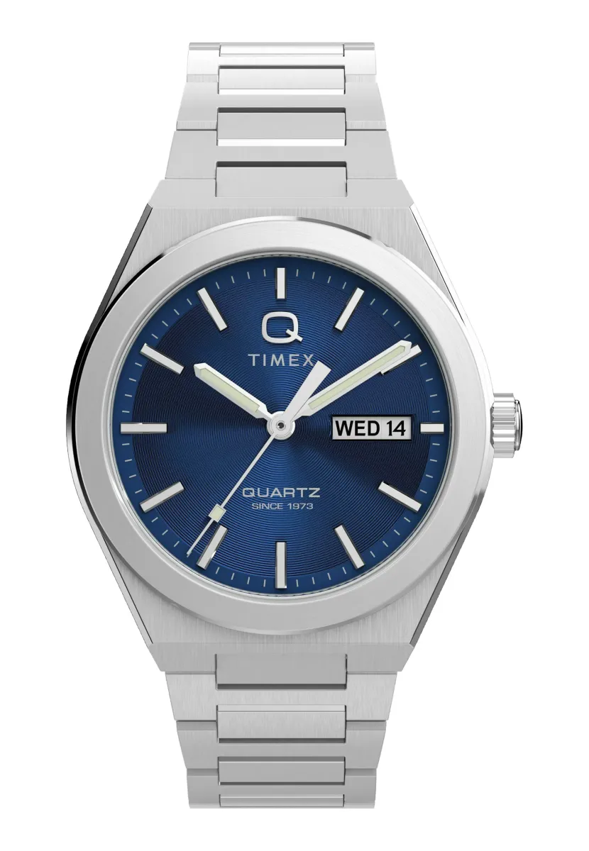 Q Continental Day/Date - Uhr - silver and blue