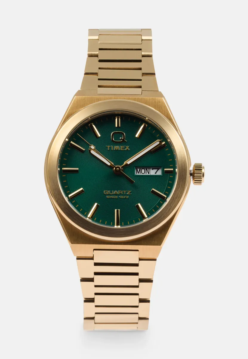 Q - Uhr - gold-coloured