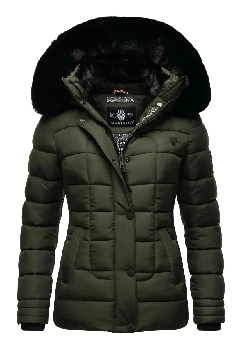 QESRAA - Winterjacke - dark olive