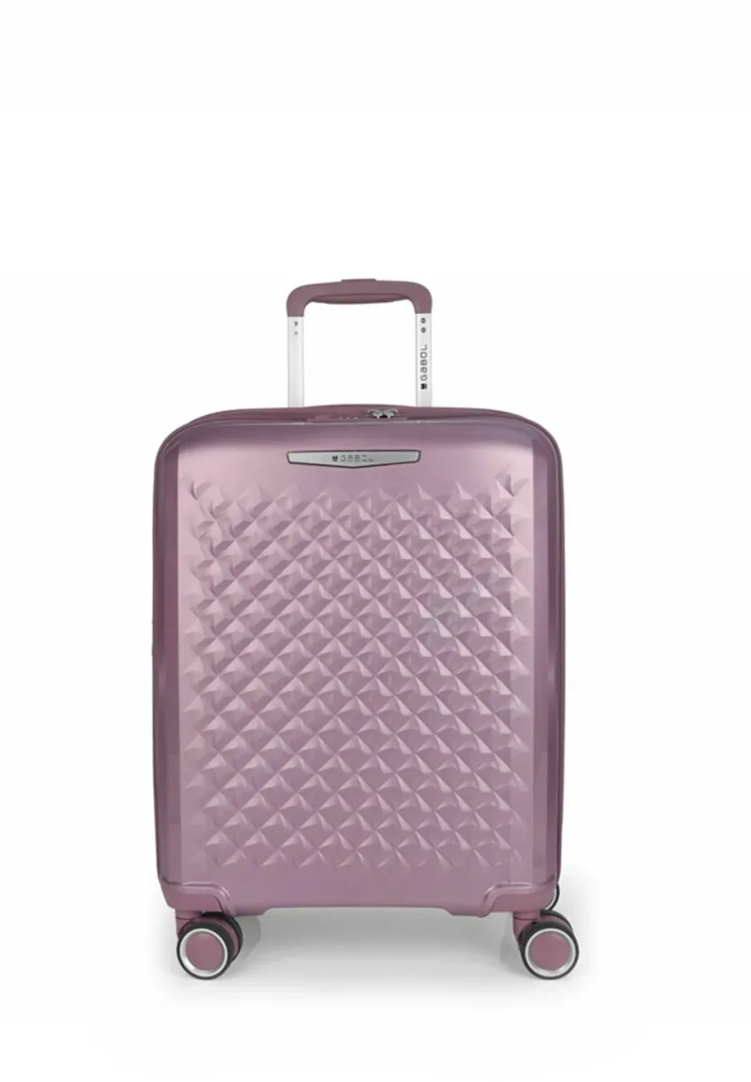 QUEENS 4 ROLLEN KABINENTROLLEY MIT DEHNFALTE - Boardcase - lila