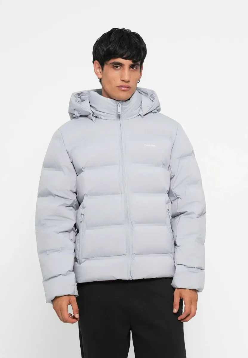 QUILTED BONDED CHANNEL - Daunenjacke - gray marble