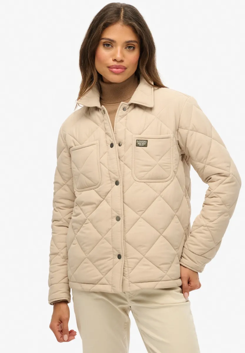 QUILTED CHORE - Winterjacke - humus beige