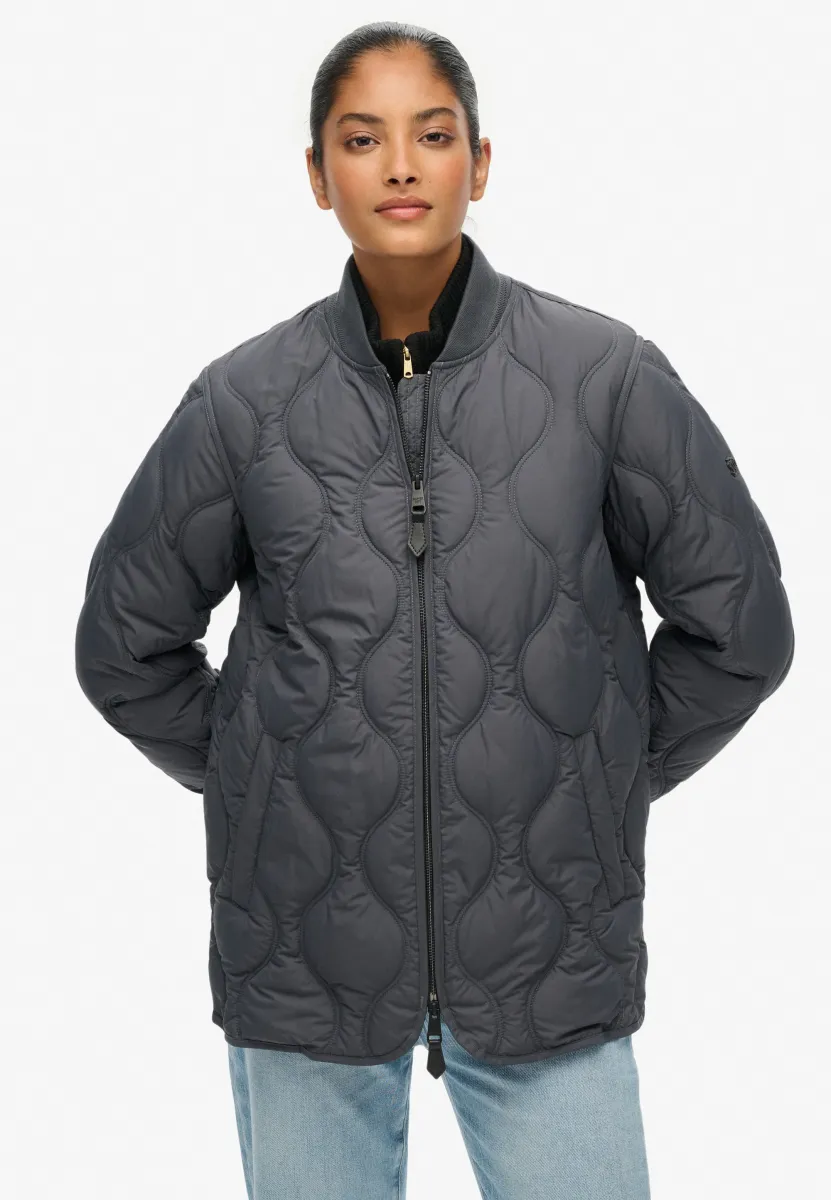 QUILTED LINER - Winterjacke - ebony