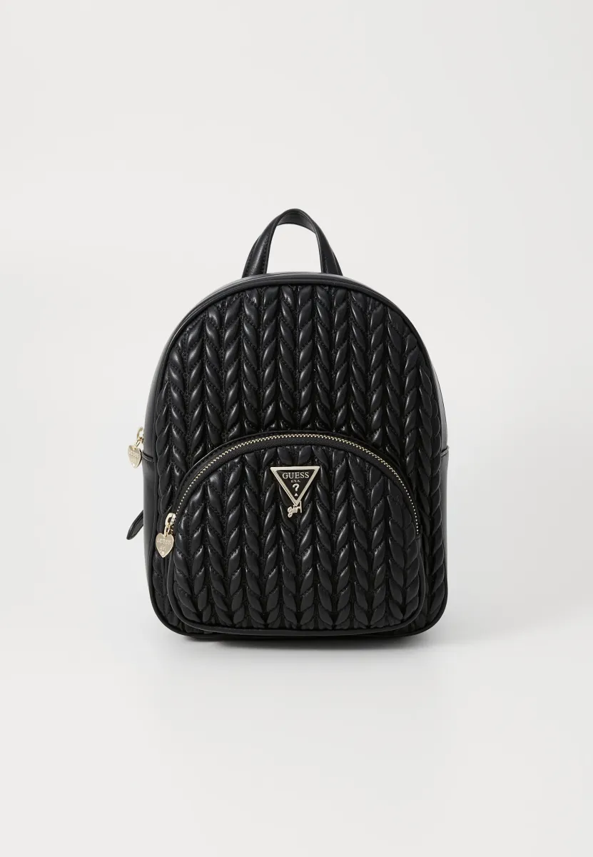 QUILTED MINI BACKPACK UNISEX - Tagesrucksack - jet black