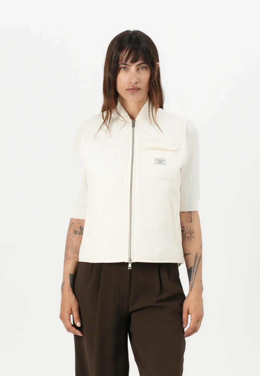 QUILTED PUFFER  - Weste - pristine white