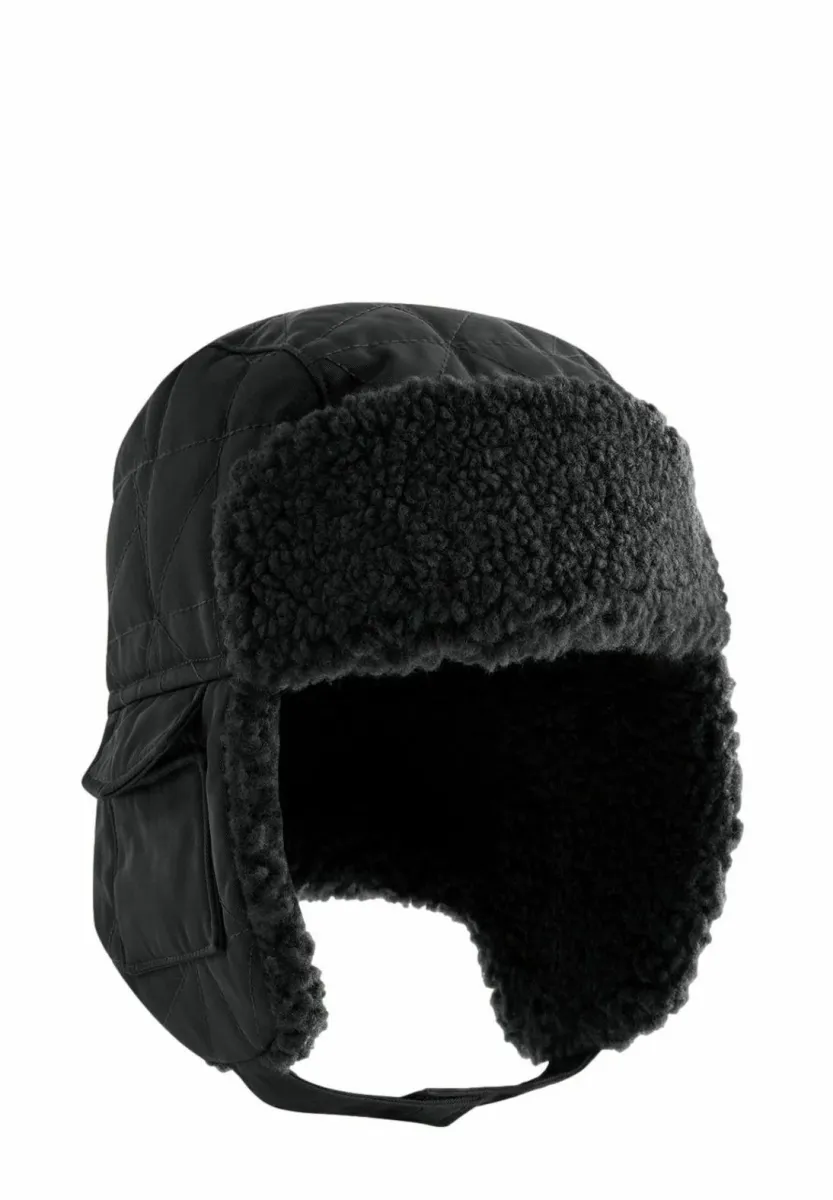 QUILTED TRAPPER - REGULAR FIT - Mütze - black