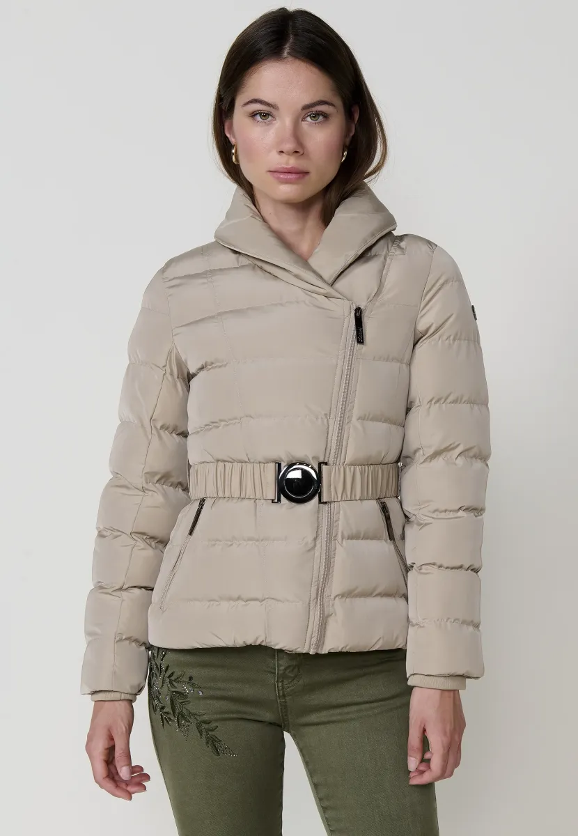 QUILTED - Winterjacke - beige