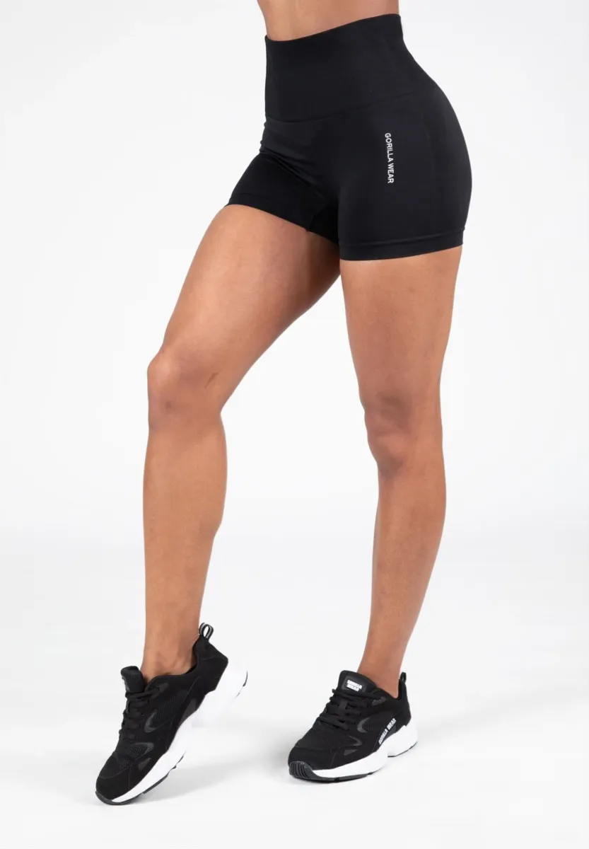 QUINCY SEAMLESS - Shorts - black