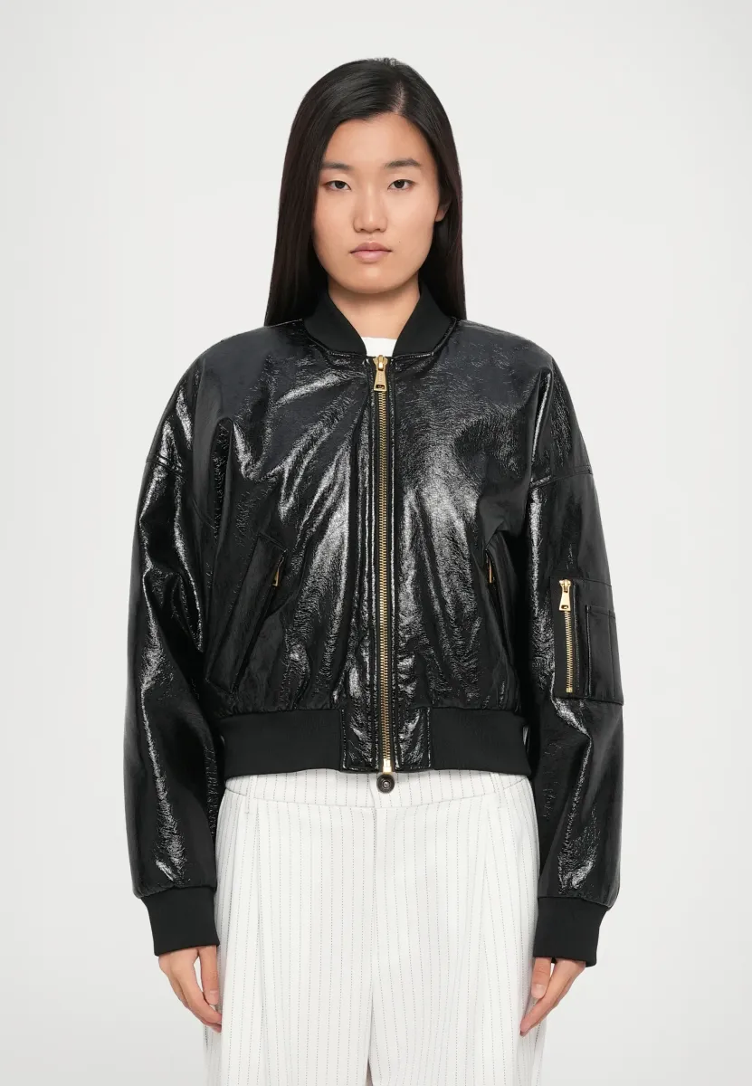 R BUCKLES - Bomberjacke - black