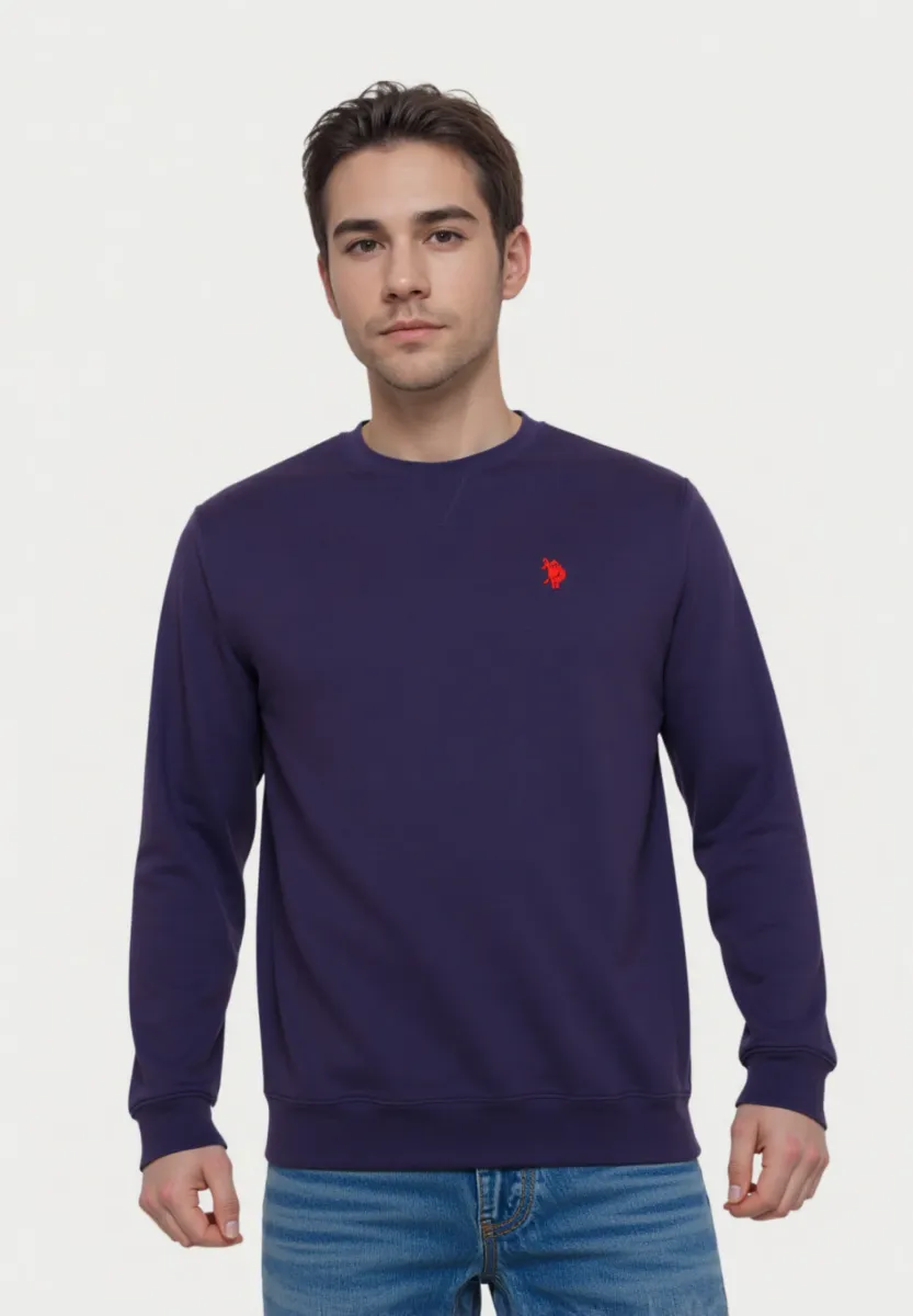 R NECK  - Strickpullover - dunkelblau