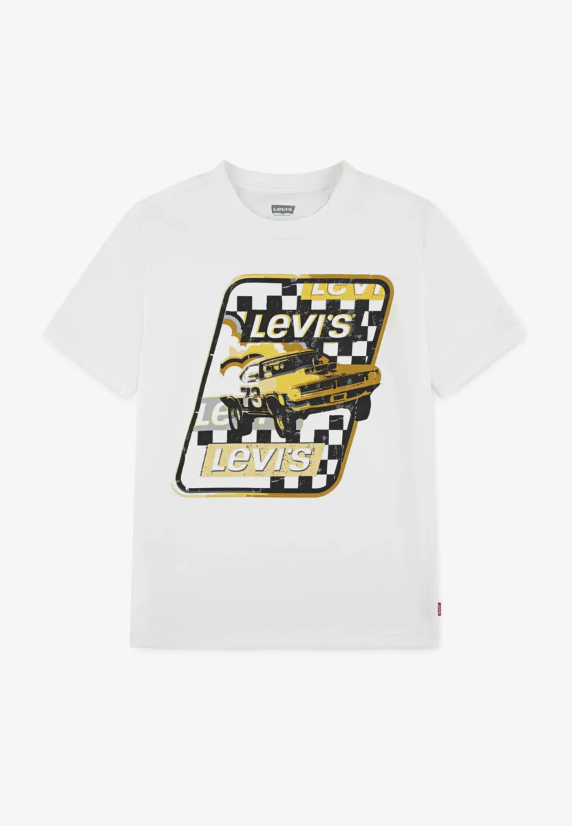 RACE TO THE FINISH - T-Shirt print - blanc de blanc