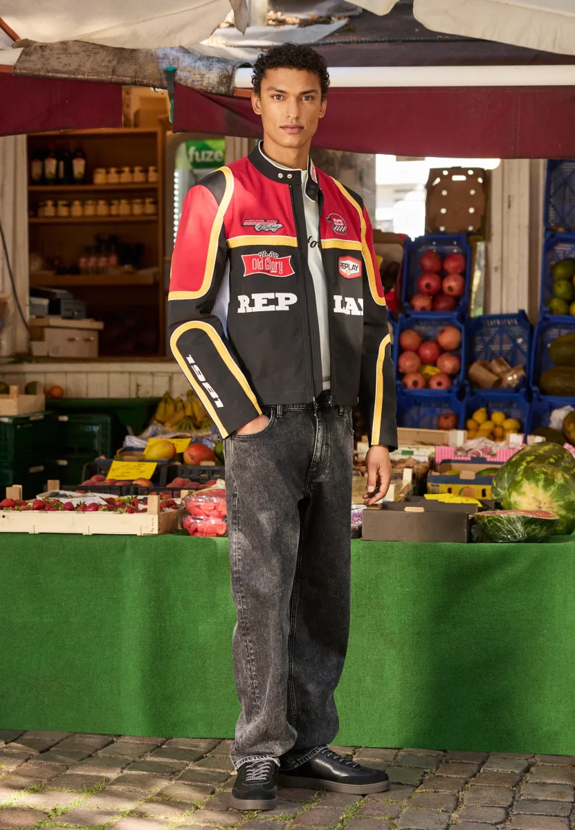 RACING JACKET UNISEX - Leichte Jacke - black/red/yellow/white