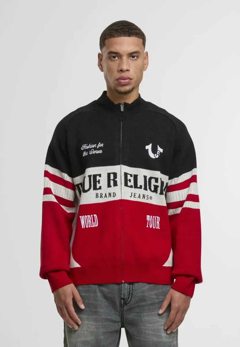 RACING RAGLAN ZIP - Sweatjacke - red