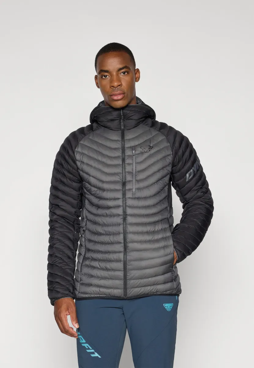 RADICAL HOOD JACKET - Daunenjacke - black out