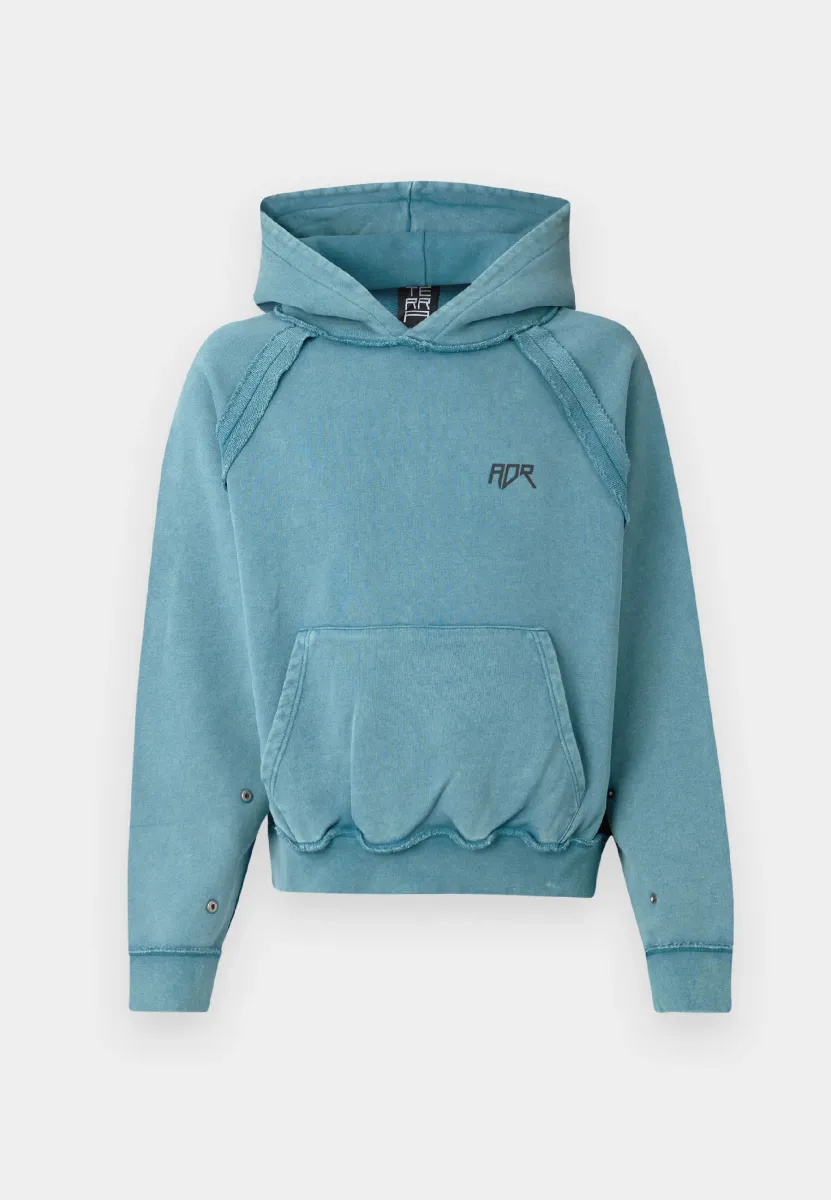 RAGLAN HOODIE UNISEX - Sweatshirt - blue