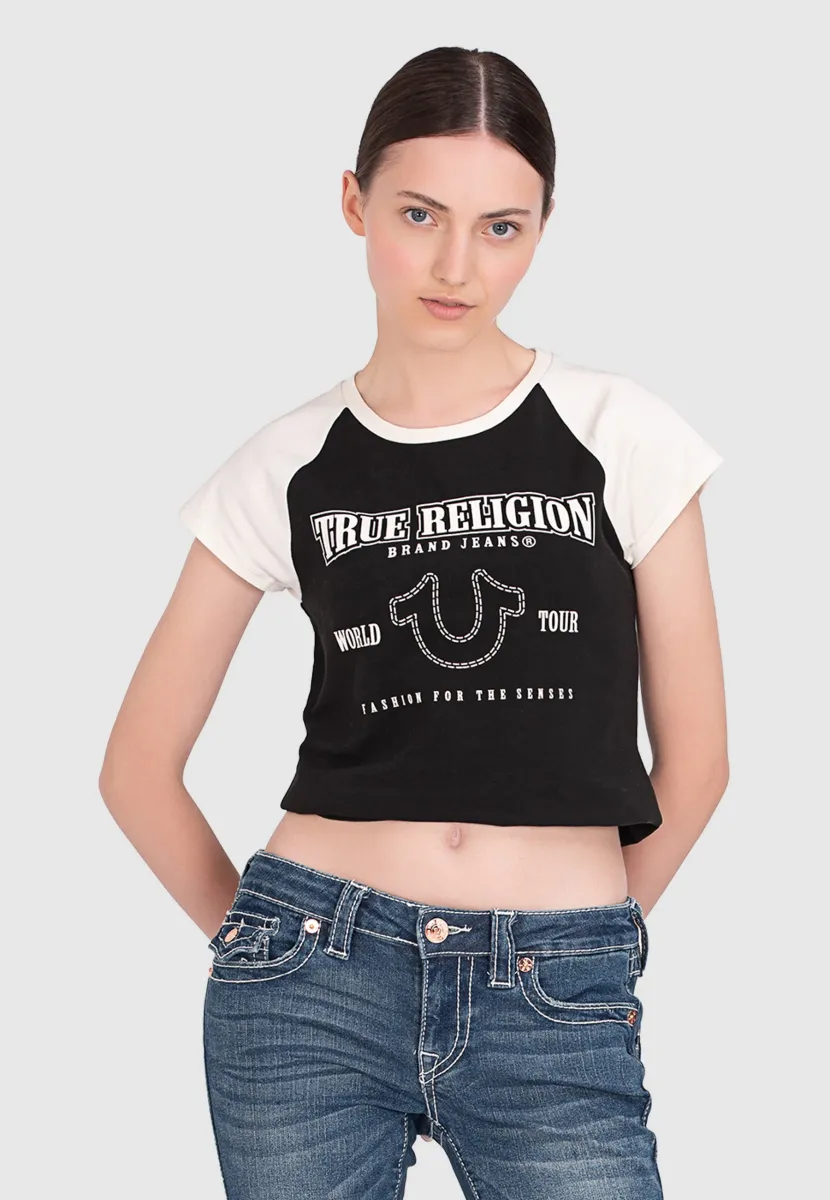 RAGLAN - T-Shirt print - black