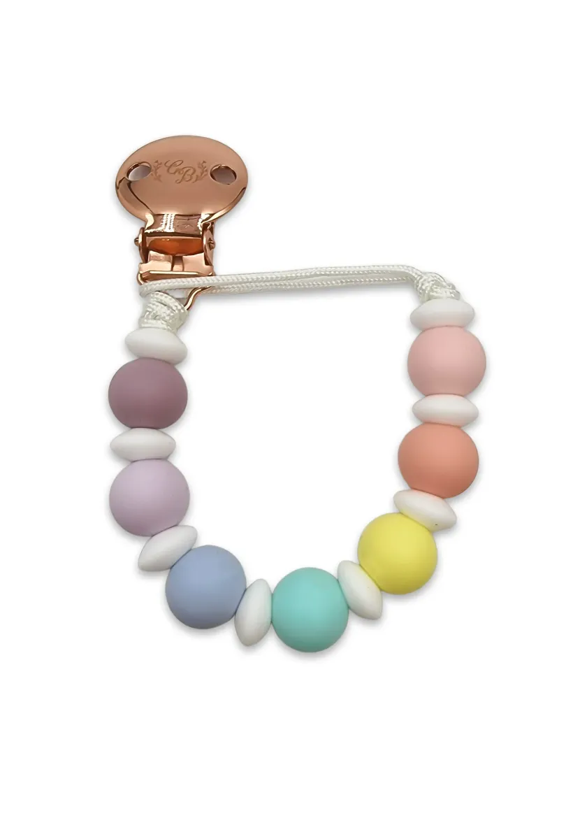 RAINBOW - Schnullerkette - pastel multi-color