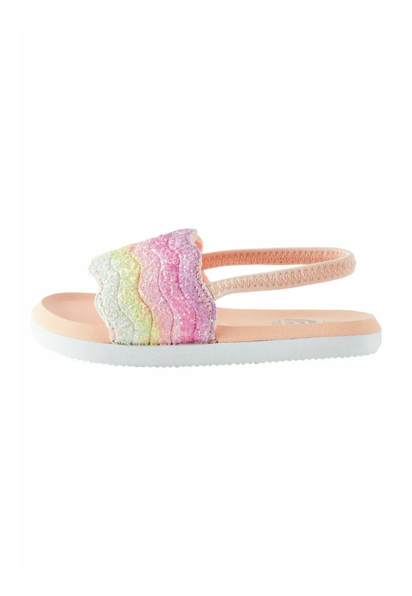 RAINBOW SLIDERS-REGULAR FIT - Badesandale - multi glitter