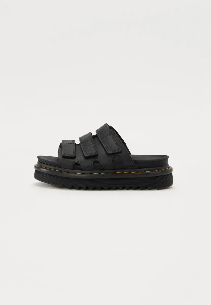 RAINE - Plateausandalette - black athena