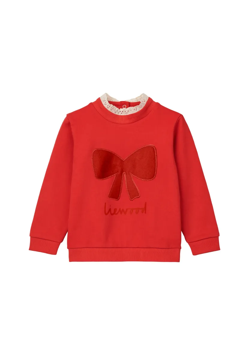 RAKEL UNISEX - Sweatshirt - dark red/apple red